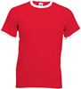 Immagine di T-shirt Valueweight Ringer Fruit of the Loom F61168